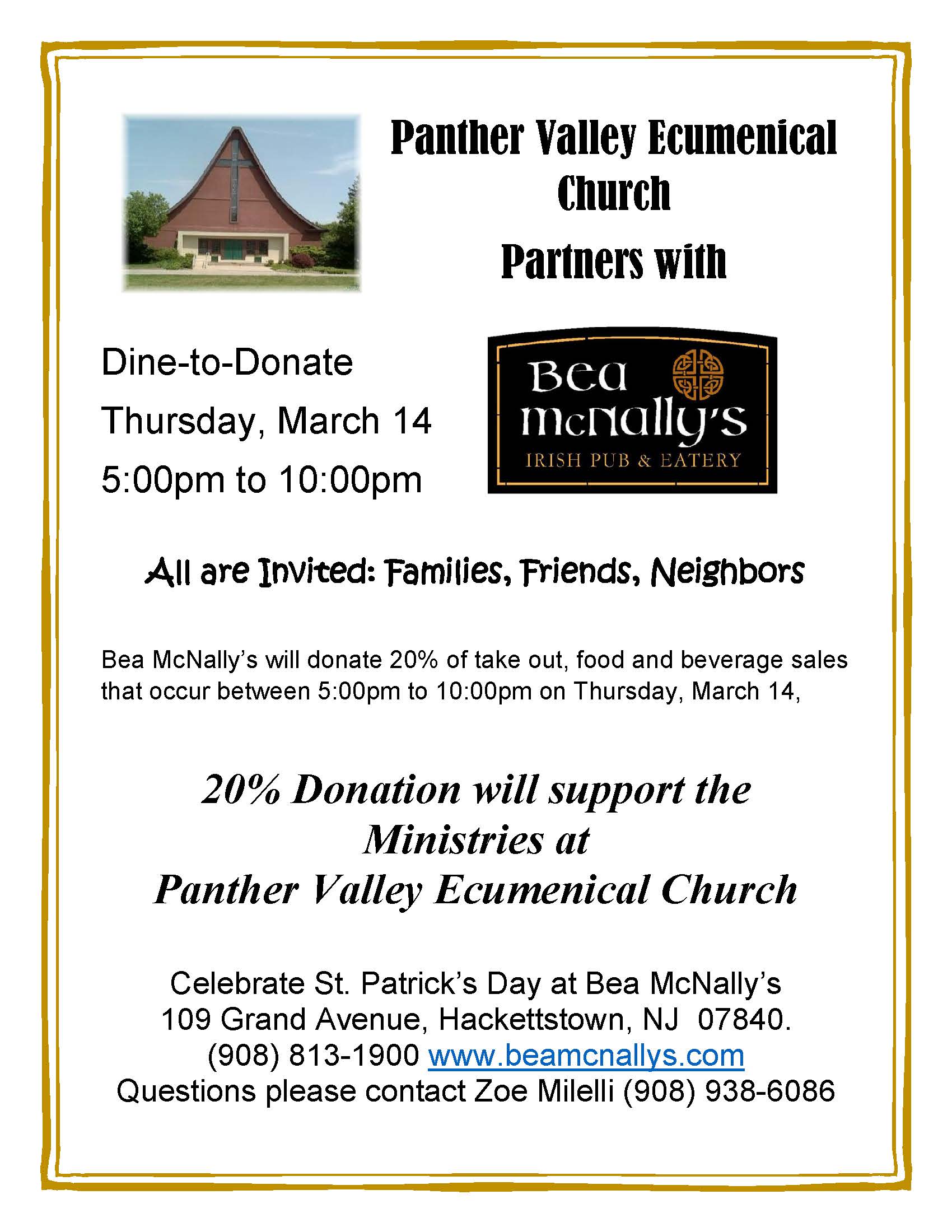 Bea McNally's Panther Valley Ecumenical Church